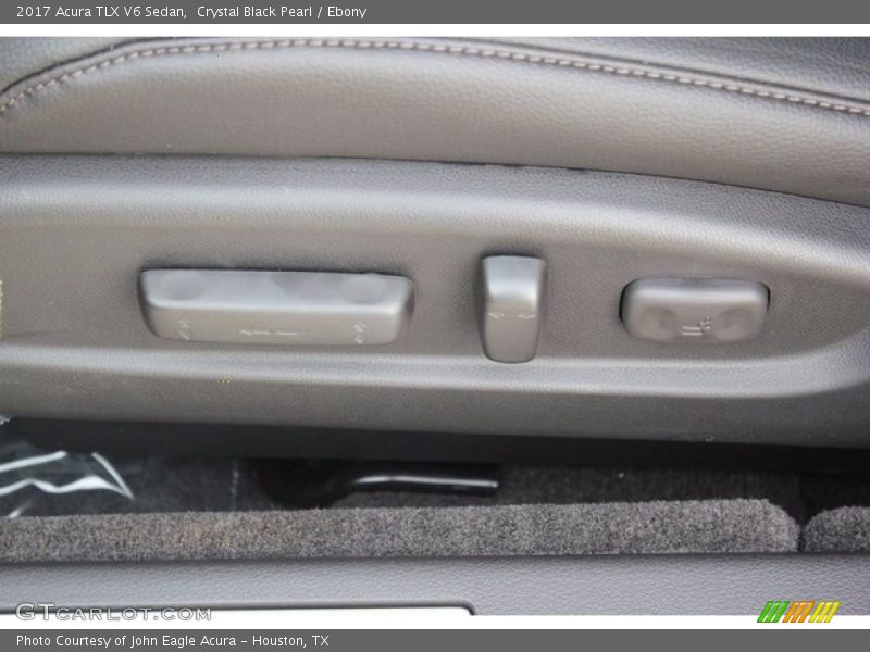 Crystal Black Pearl / Ebony 2017 Acura TLX V6 Sedan