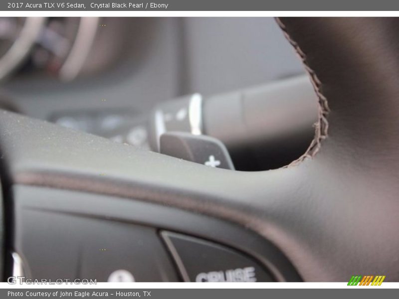 Crystal Black Pearl / Ebony 2017 Acura TLX V6 Sedan