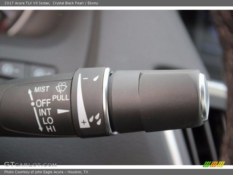 Crystal Black Pearl / Ebony 2017 Acura TLX V6 Sedan