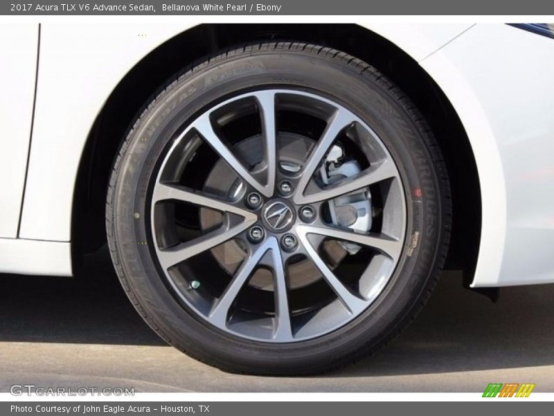 Bellanova White Pearl / Ebony 2017 Acura TLX V6 Advance Sedan