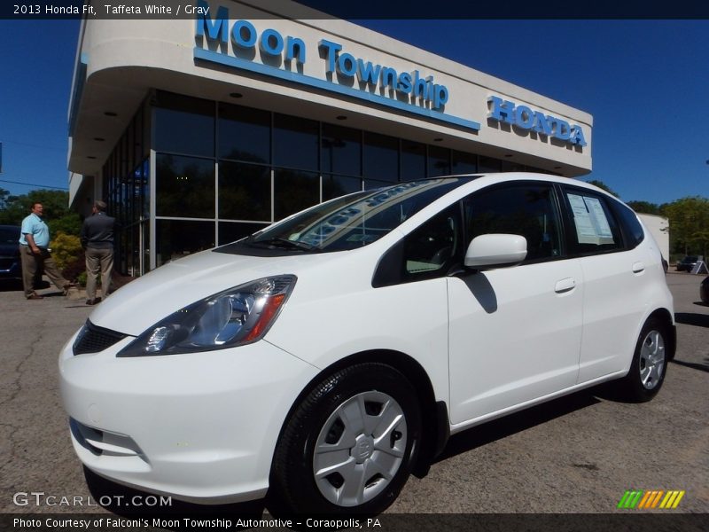 Taffeta White / Gray 2013 Honda Fit