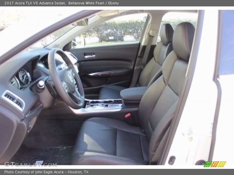 Bellanova White Pearl / Ebony 2017 Acura TLX V6 Advance Sedan