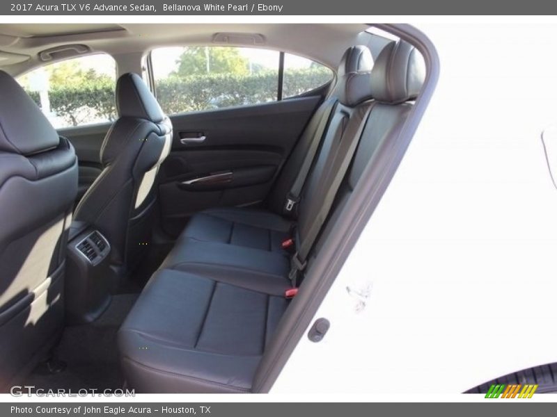 Bellanova White Pearl / Ebony 2017 Acura TLX V6 Advance Sedan
