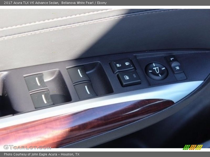Bellanova White Pearl / Ebony 2017 Acura TLX V6 Advance Sedan
