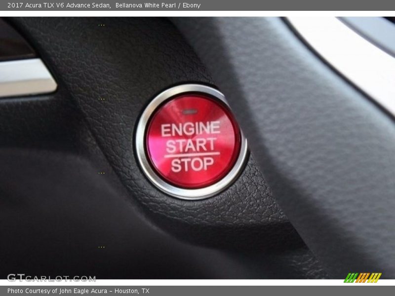 Bellanova White Pearl / Ebony 2017 Acura TLX V6 Advance Sedan