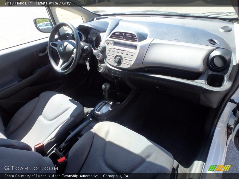 Taffeta White / Gray 2013 Honda Fit