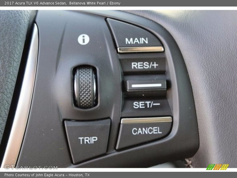 Bellanova White Pearl / Ebony 2017 Acura TLX V6 Advance Sedan