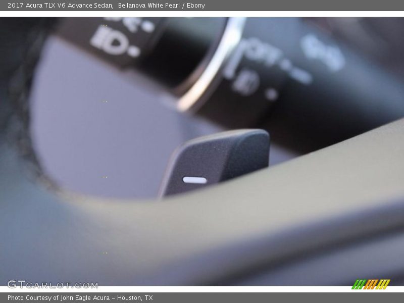 Bellanova White Pearl / Ebony 2017 Acura TLX V6 Advance Sedan