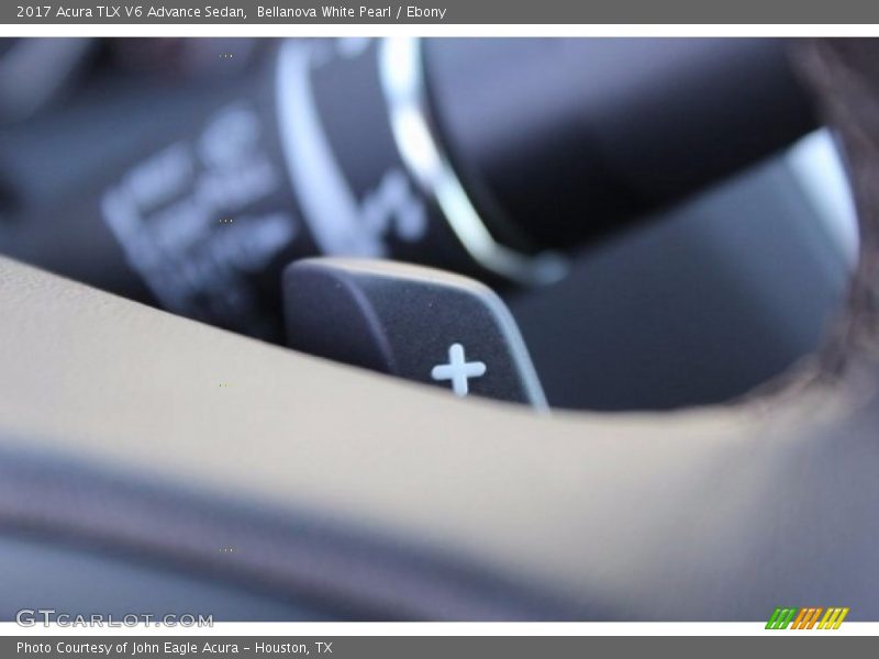 Bellanova White Pearl / Ebony 2017 Acura TLX V6 Advance Sedan