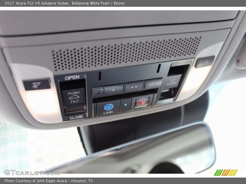 Bellanova White Pearl / Ebony 2017 Acura TLX V6 Advance Sedan