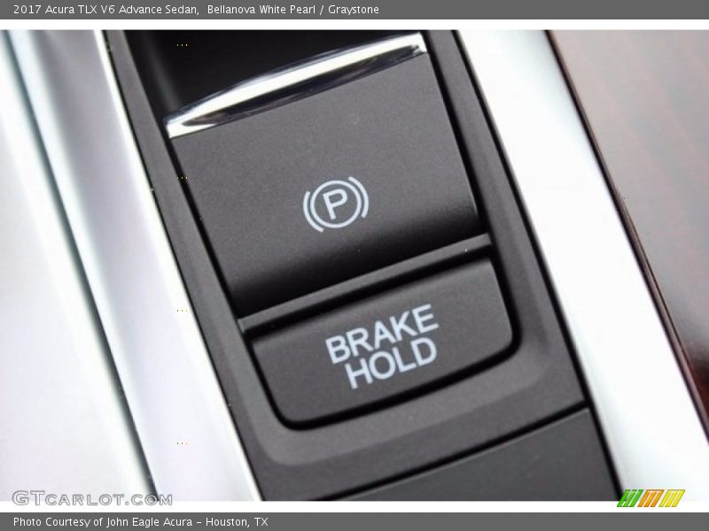 Bellanova White Pearl / Graystone 2017 Acura TLX V6 Advance Sedan