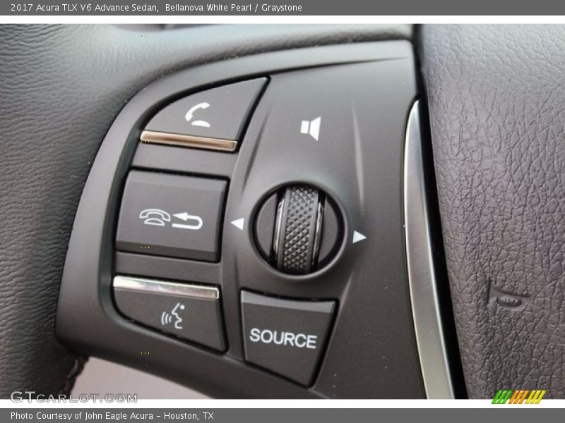 Bellanova White Pearl / Graystone 2017 Acura TLX V6 Advance Sedan