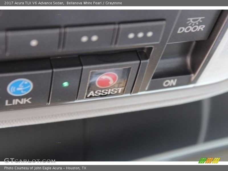 Bellanova White Pearl / Graystone 2017 Acura TLX V6 Advance Sedan