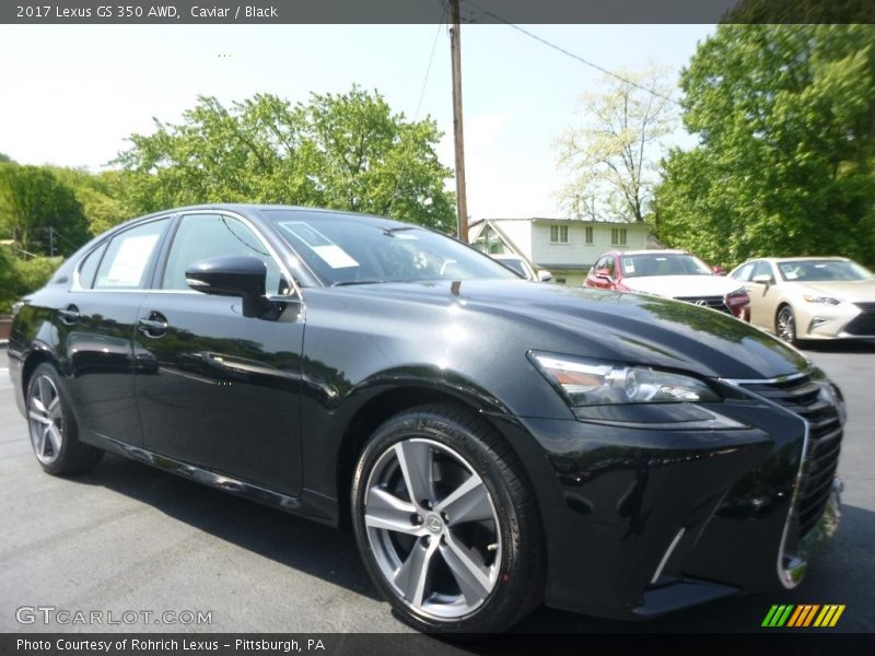 Caviar / Black 2017 Lexus GS 350 AWD