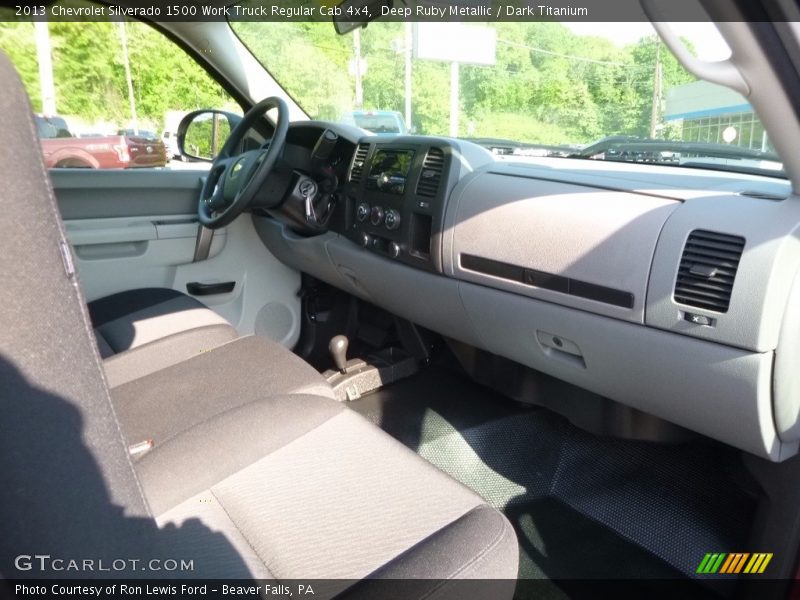Deep Ruby Metallic / Dark Titanium 2013 Chevrolet Silverado 1500 Work Truck Regular Cab 4x4