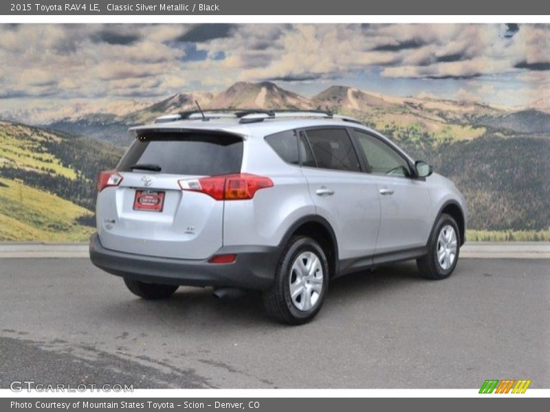 Classic Silver Metallic / Black 2015 Toyota RAV4 LE