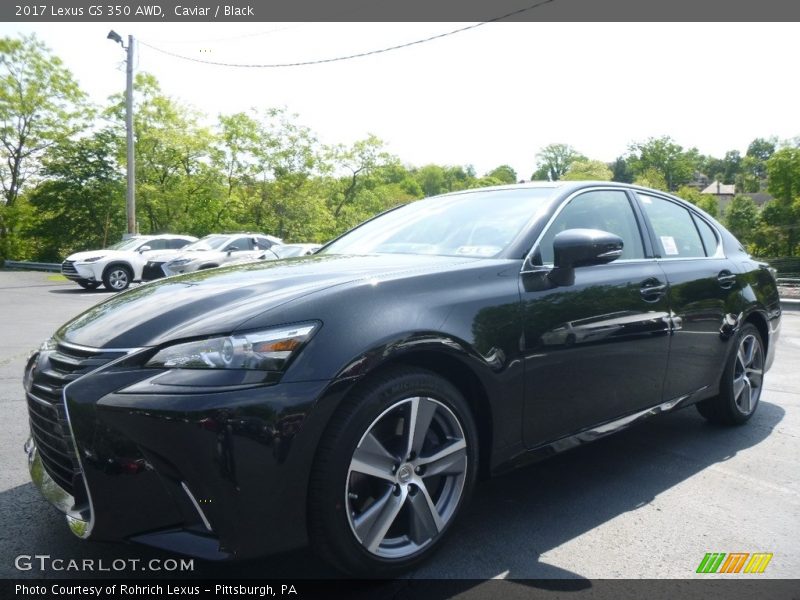 Caviar / Black 2017 Lexus GS 350 AWD