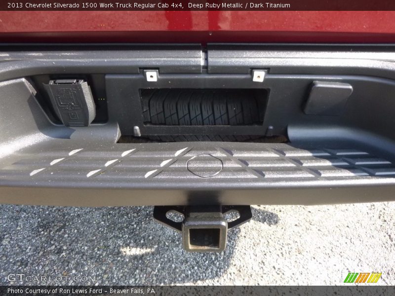 Deep Ruby Metallic / Dark Titanium 2013 Chevrolet Silverado 1500 Work Truck Regular Cab 4x4