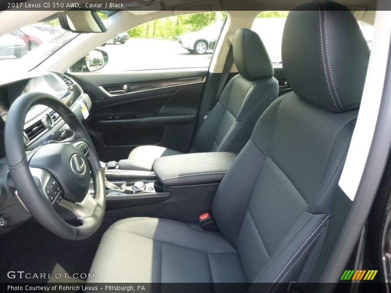 Caviar / Black 2017 Lexus GS 350 AWD