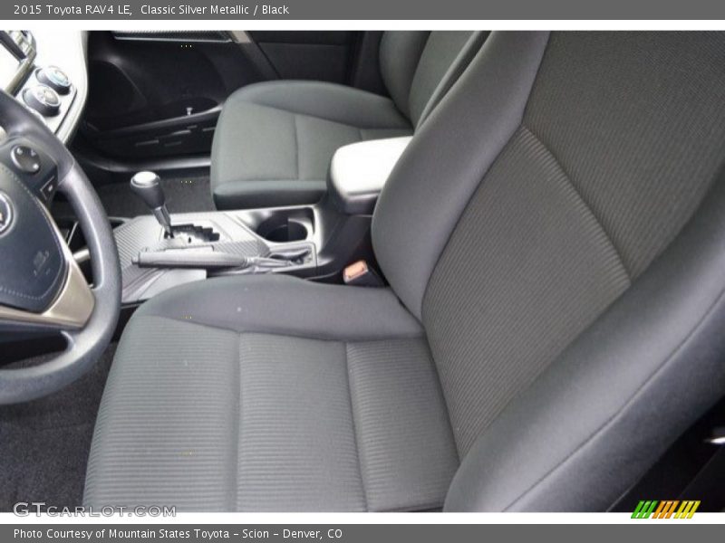 Classic Silver Metallic / Black 2015 Toyota RAV4 LE