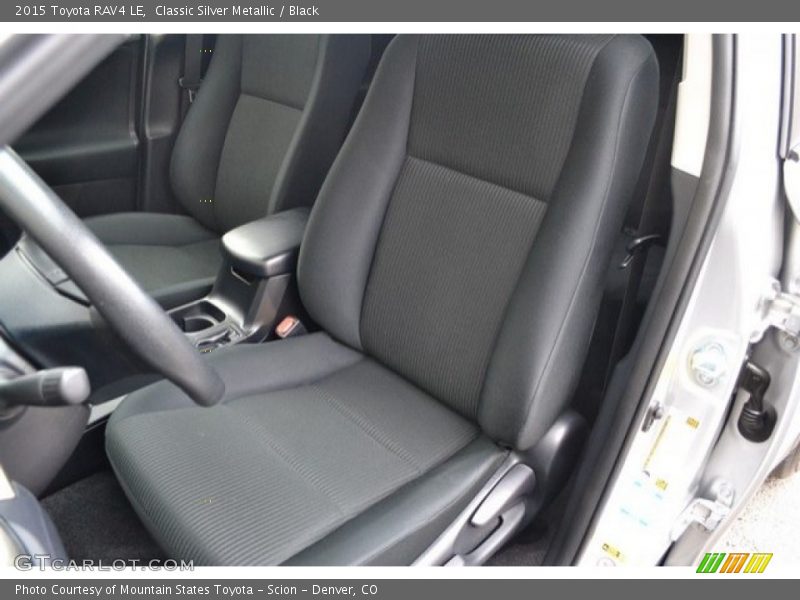 Classic Silver Metallic / Black 2015 Toyota RAV4 LE
