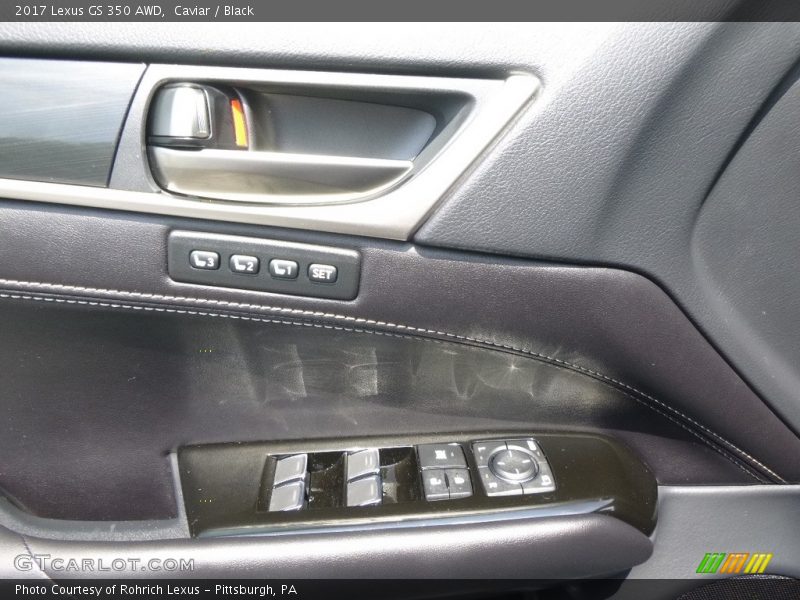 Caviar / Black 2017 Lexus GS 350 AWD