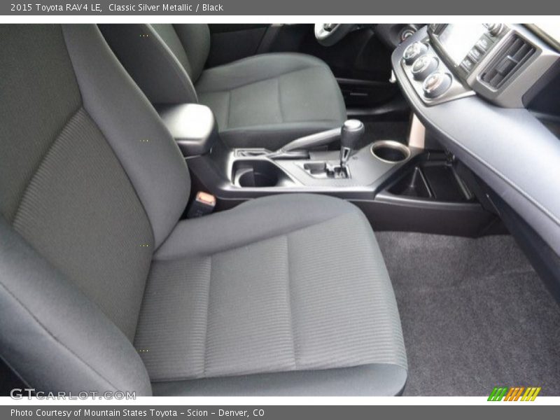 Classic Silver Metallic / Black 2015 Toyota RAV4 LE