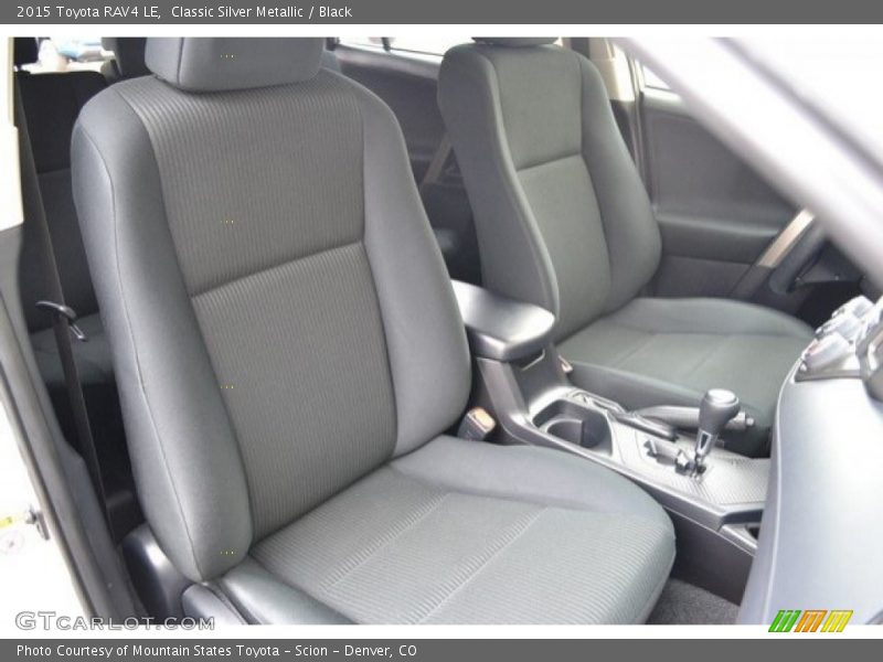 Classic Silver Metallic / Black 2015 Toyota RAV4 LE
