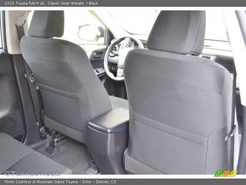 Classic Silver Metallic / Black 2015 Toyota RAV4 LE