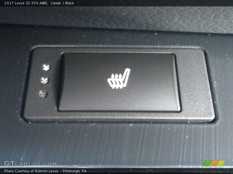 Caviar / Black 2017 Lexus GS 350 AWD