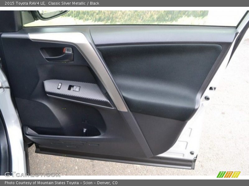 Classic Silver Metallic / Black 2015 Toyota RAV4 LE
