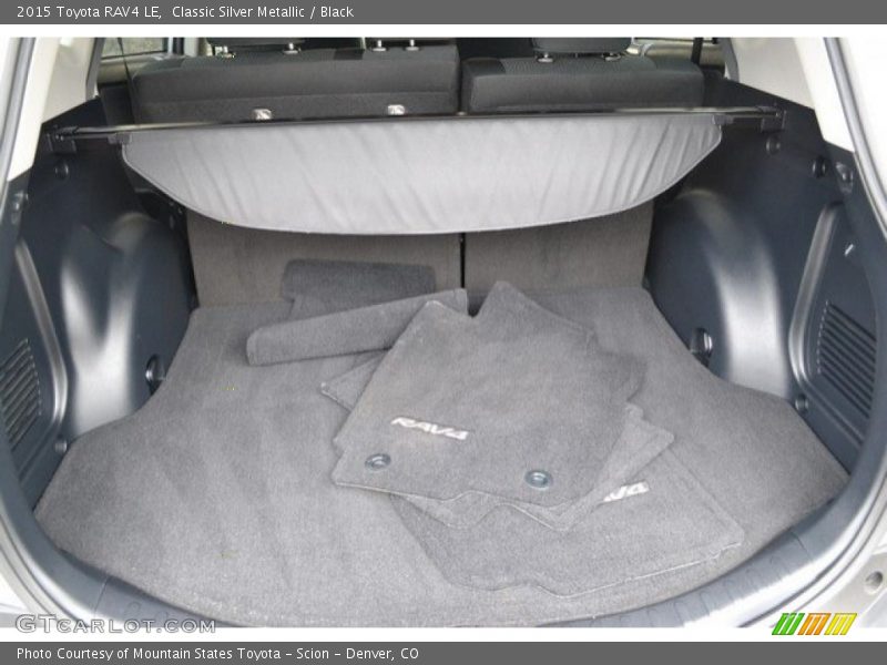 Classic Silver Metallic / Black 2015 Toyota RAV4 LE