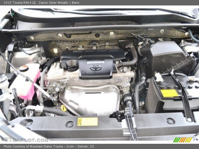 Classic Silver Metallic / Black 2015 Toyota RAV4 LE