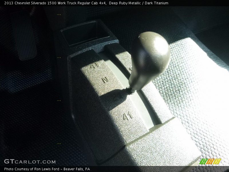 Deep Ruby Metallic / Dark Titanium 2013 Chevrolet Silverado 1500 Work Truck Regular Cab 4x4