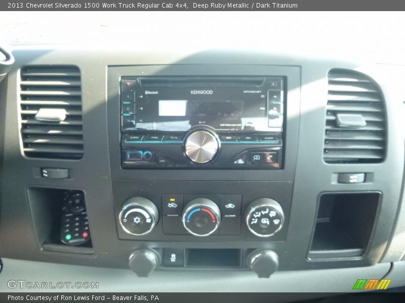 Deep Ruby Metallic / Dark Titanium 2013 Chevrolet Silverado 1500 Work Truck Regular Cab 4x4