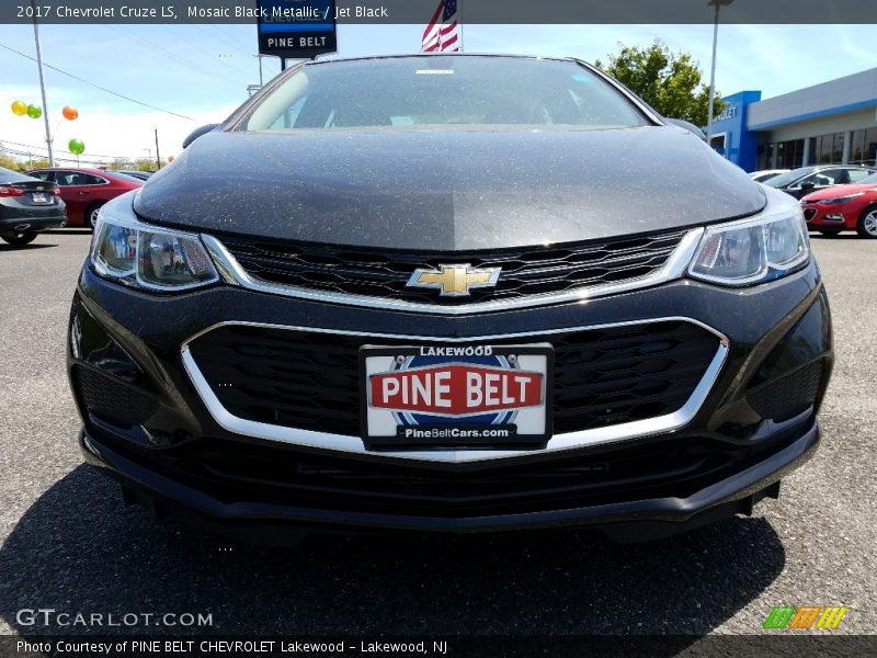 Mosaic Black Metallic / Jet Black 2017 Chevrolet Cruze LS