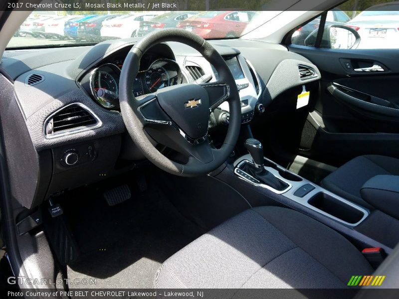 Mosaic Black Metallic / Jet Black 2017 Chevrolet Cruze LS