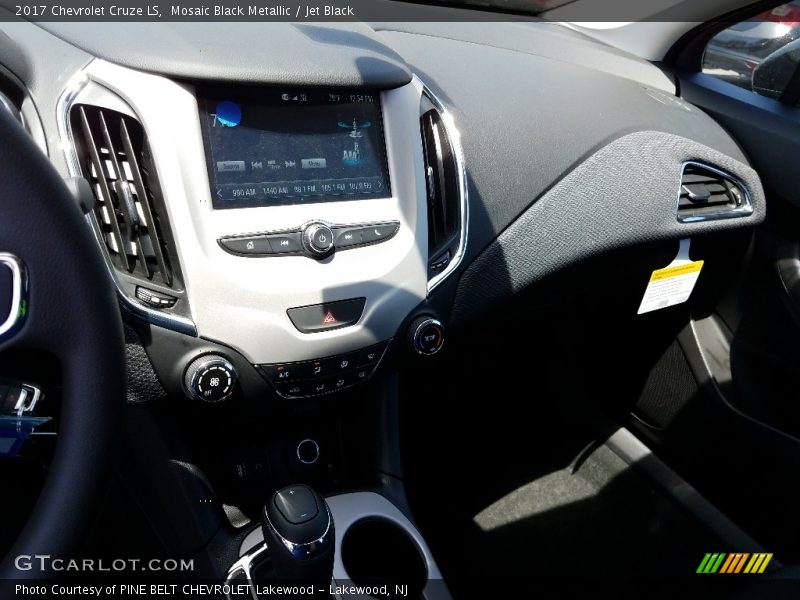Mosaic Black Metallic / Jet Black 2017 Chevrolet Cruze LS