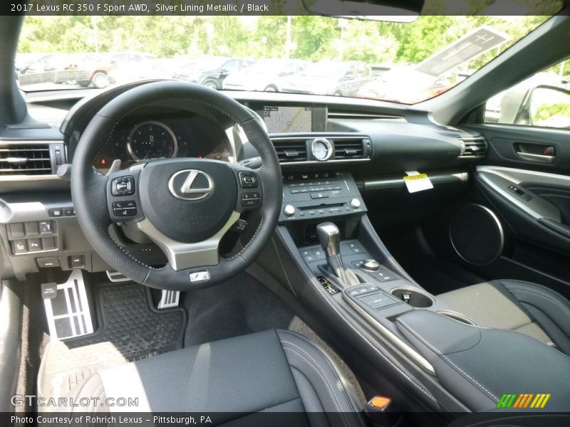  2017 RC 350 F Sport AWD Black Interior