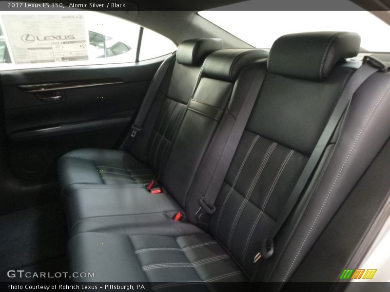 Atomic Silver / Black 2017 Lexus ES 350