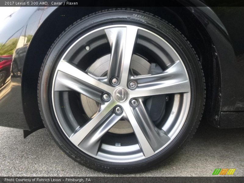 Caviar / Flaxen 2017 Lexus IS 300 AWD