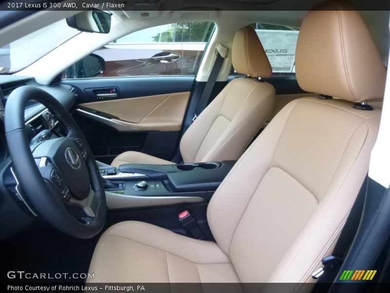 Caviar / Flaxen 2017 Lexus IS 300 AWD
