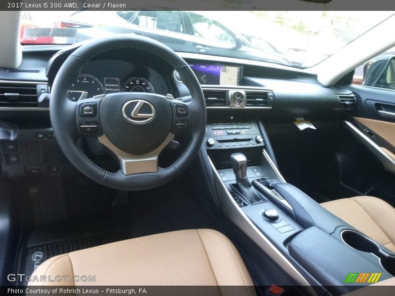 Caviar / Flaxen 2017 Lexus IS 300 AWD