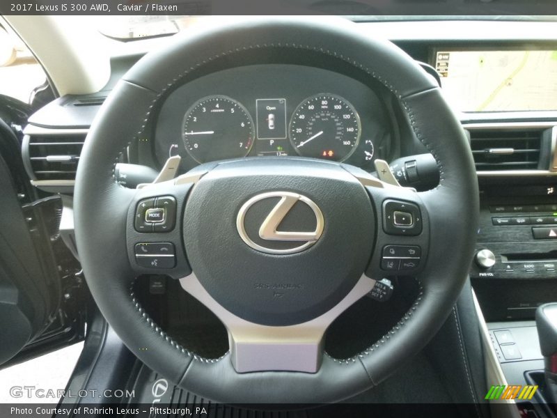 Caviar / Flaxen 2017 Lexus IS 300 AWD