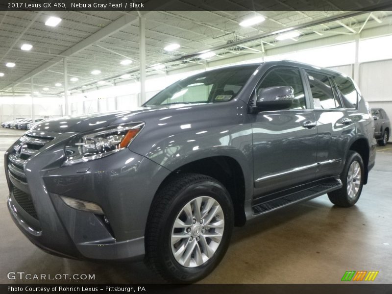 Nebula Gray Pearl / Black 2017 Lexus GX 460