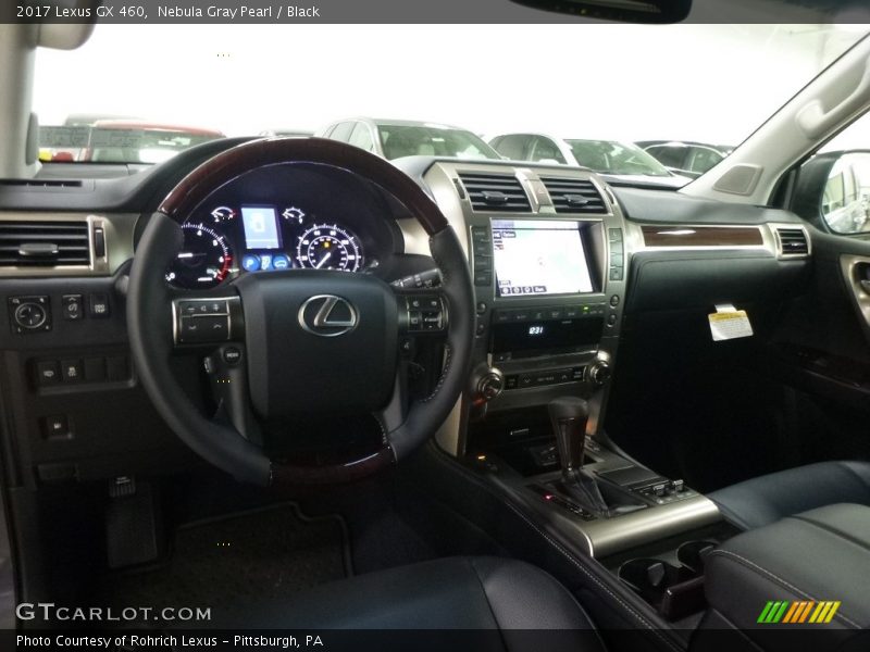 Nebula Gray Pearl / Black 2017 Lexus GX 460