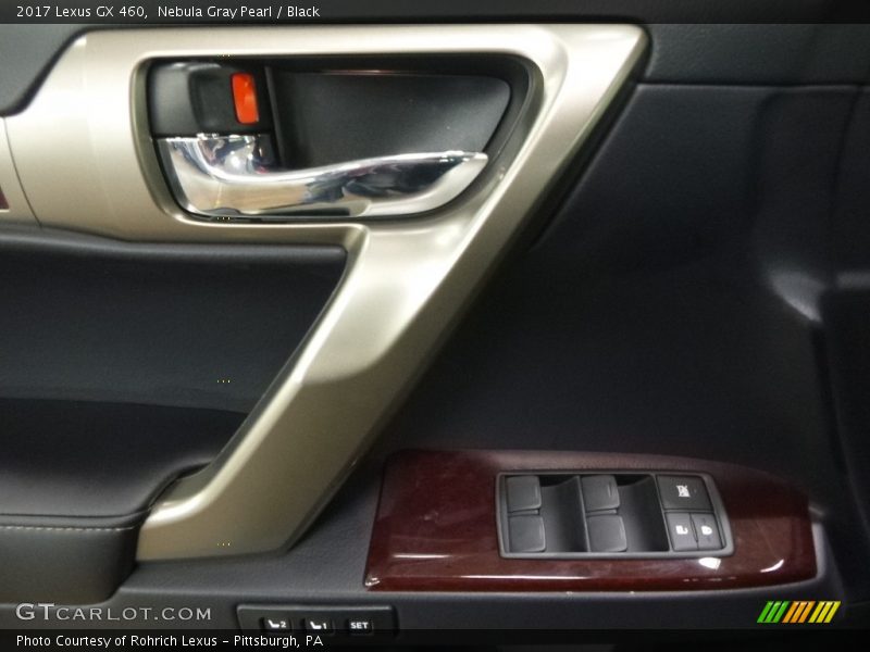 Nebula Gray Pearl / Black 2017 Lexus GX 460