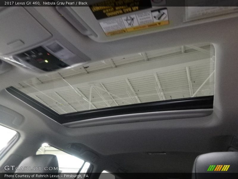 Nebula Gray Pearl / Black 2017 Lexus GX 460