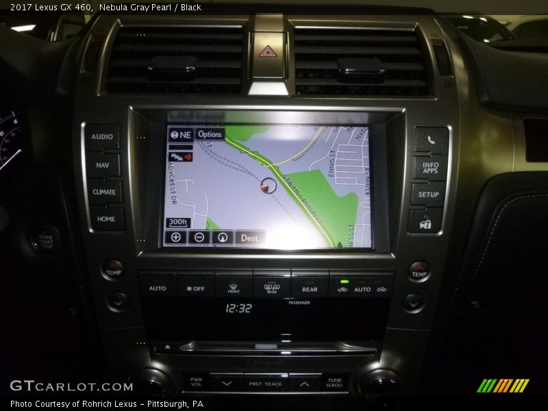 Nebula Gray Pearl / Black 2017 Lexus GX 460
