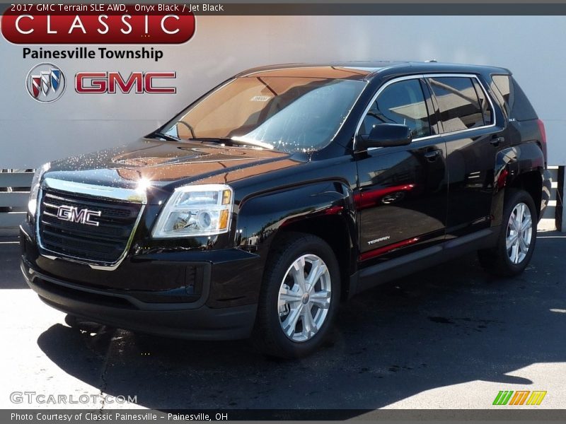 Onyx Black / Jet Black 2017 GMC Terrain SLE AWD